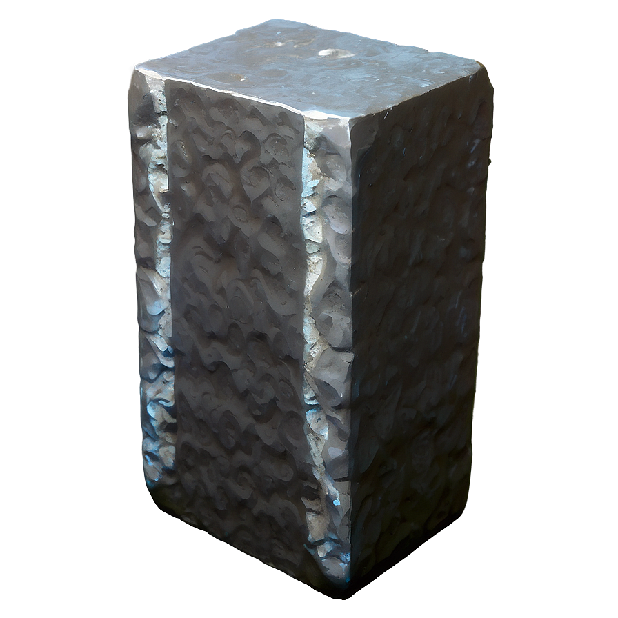 Iron Ingot On Anvil Png 71