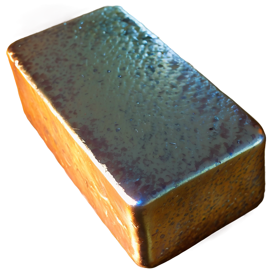 Iron Ingot With Shadow Png 83