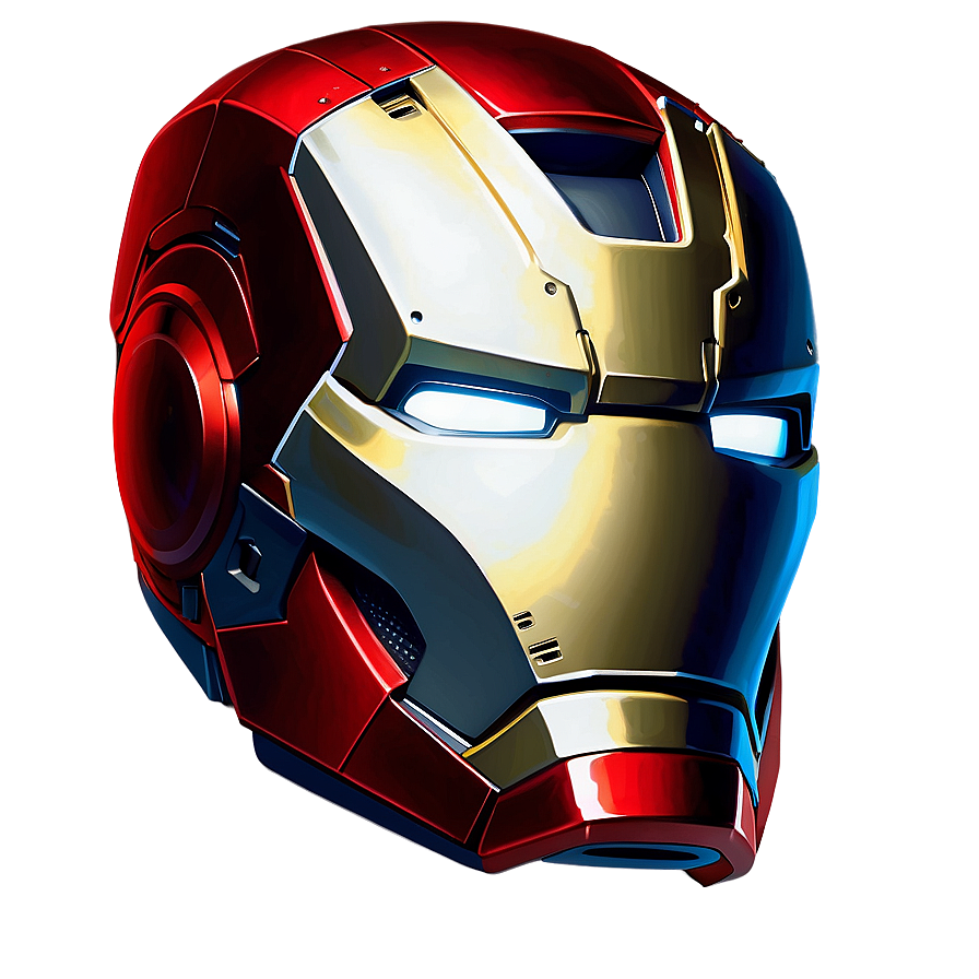 Iron Man Endgame Helmet Version Png Feg46