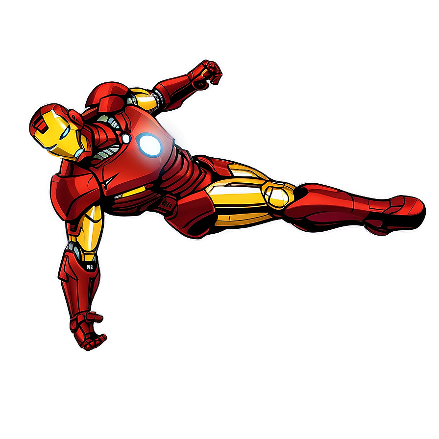 Iron Man Flying Illustration Png 68