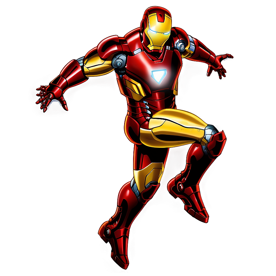 Iron Man Flying Illustration Png 96