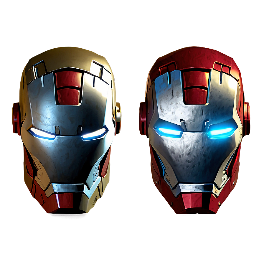 Iron Man Helmet Blueprint Png 06122024