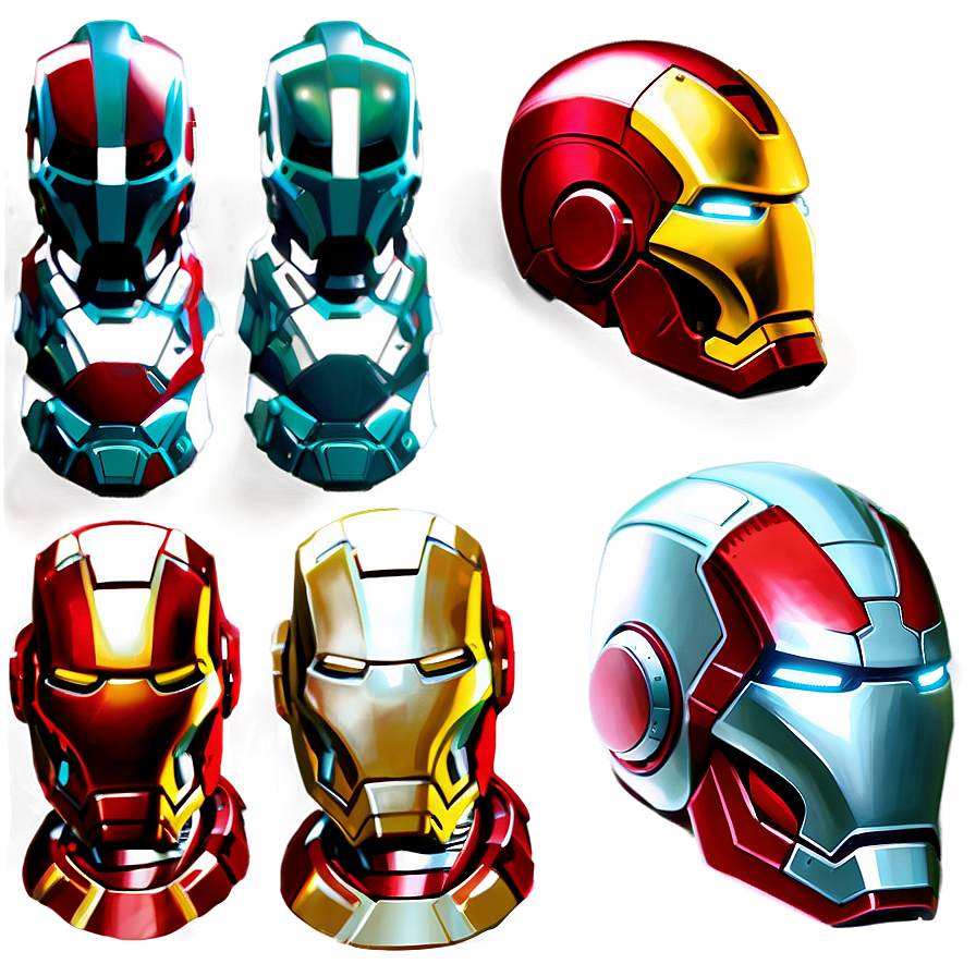 Iron Man Helmet Concept Art Png Ttu