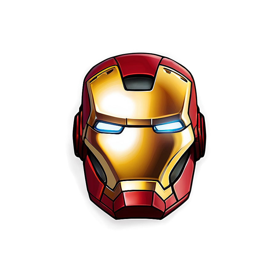 Iron Man Helmet Gold And Red Version Png 17