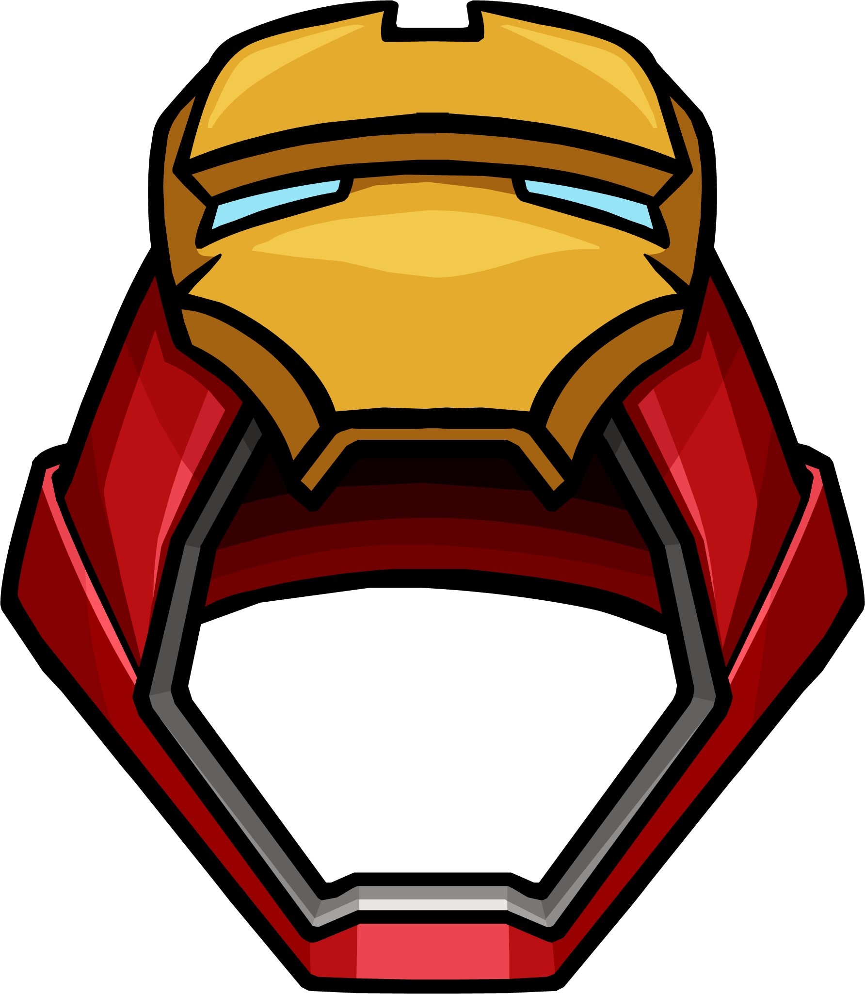 Iron Man Helmet Illustration