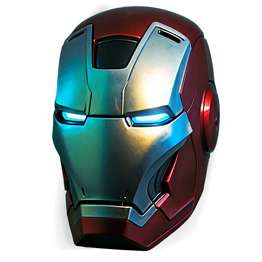 Iron Man Helmet With Glowing Eyes Png 06122024