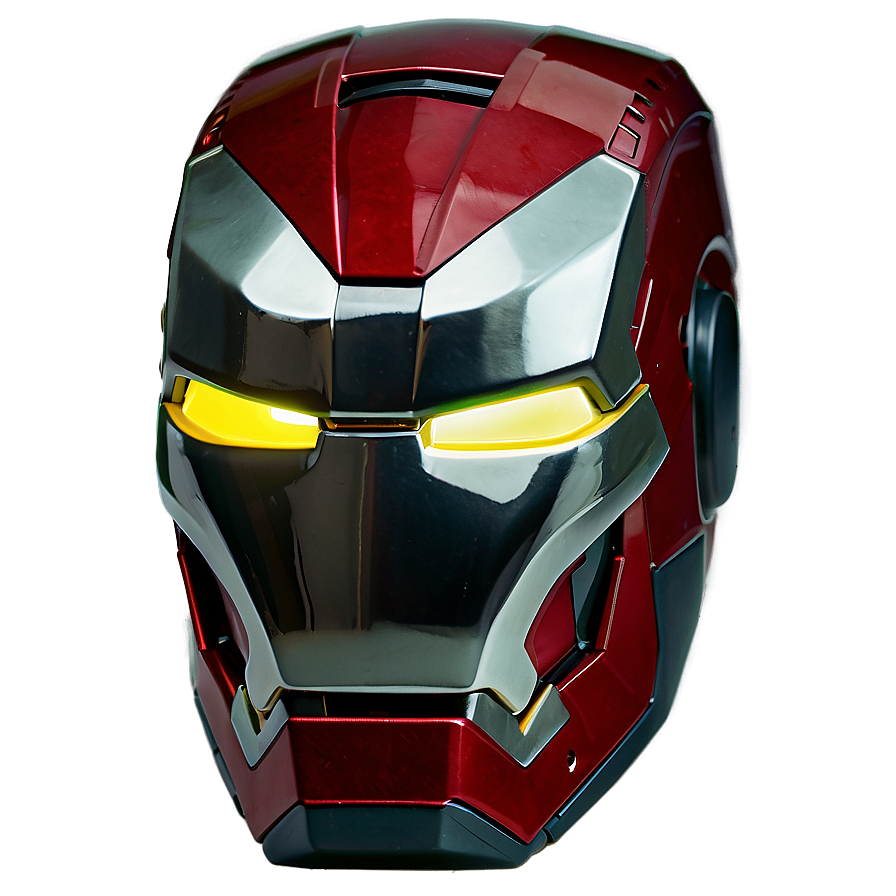 Iron Man Helmet With Reflective Visor Png Wxi2