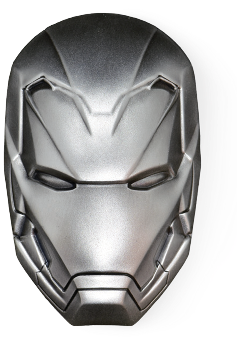 Iron Man Mask Silver Edition