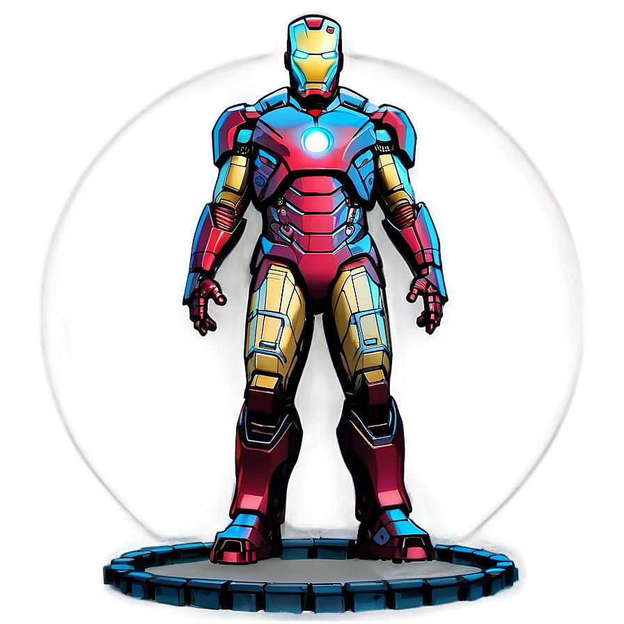 Iron Man Reactor Vector Png 06292024