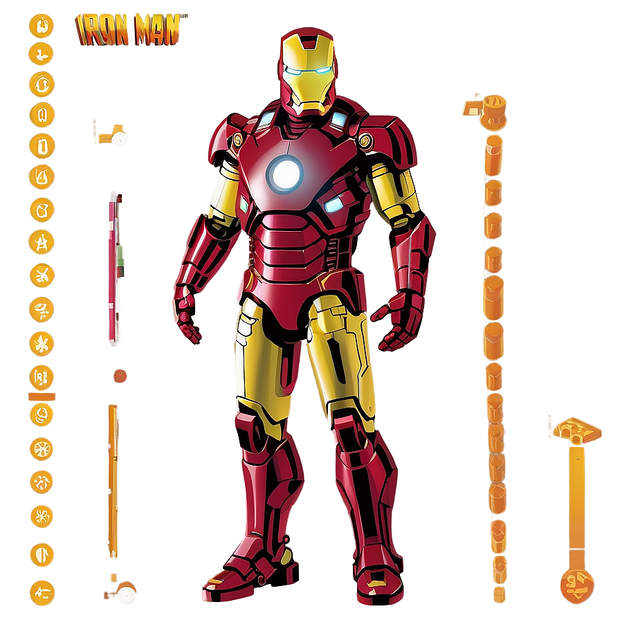 Iron Man Reactor Vector Png Kai43