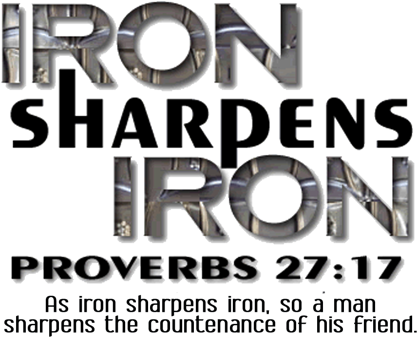 Iron Sharpens Iron Proverbs2717