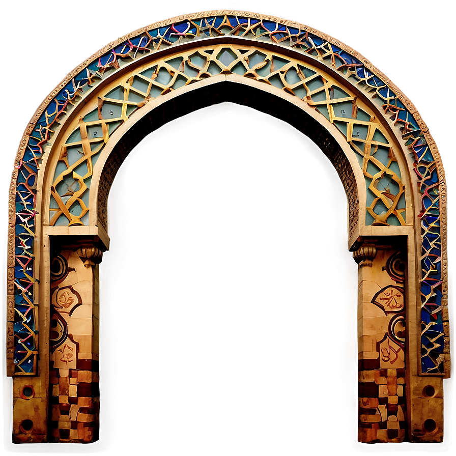 Islamic Moorish Arch Png 06122024