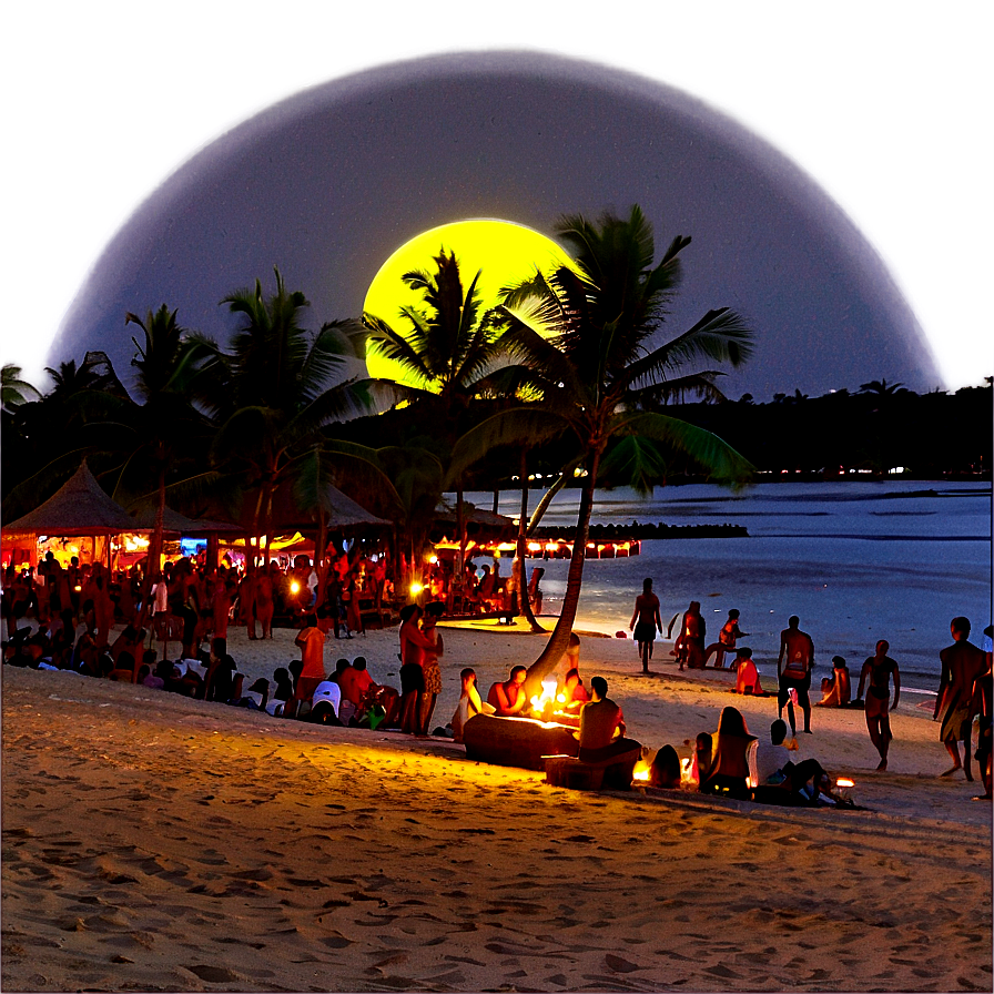 Island Full Moon Party Png Hwu1