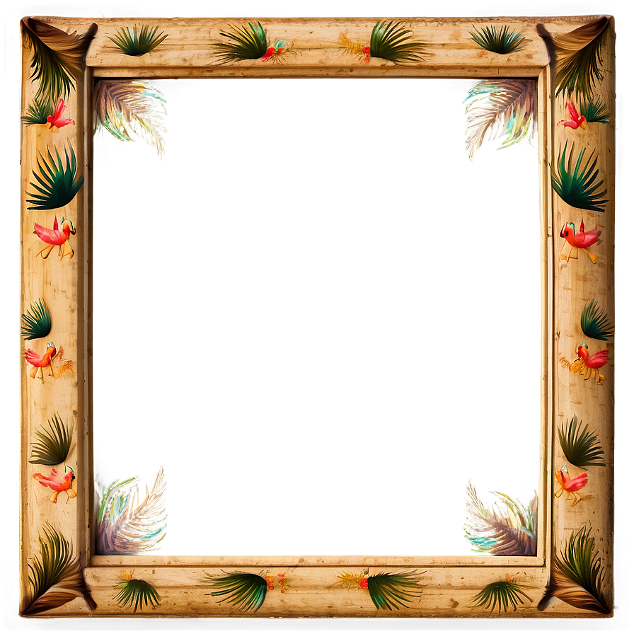 Island Vibes Frame Png Veg