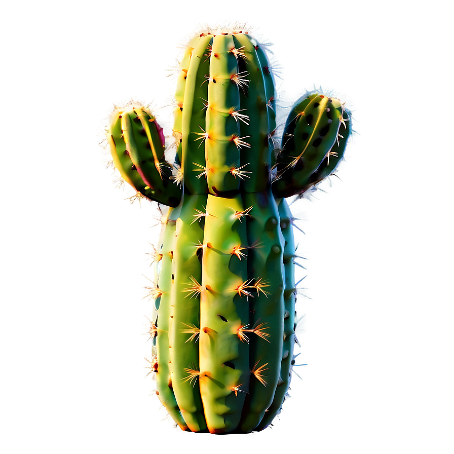 Isolated Cactus Specimen Png Ply