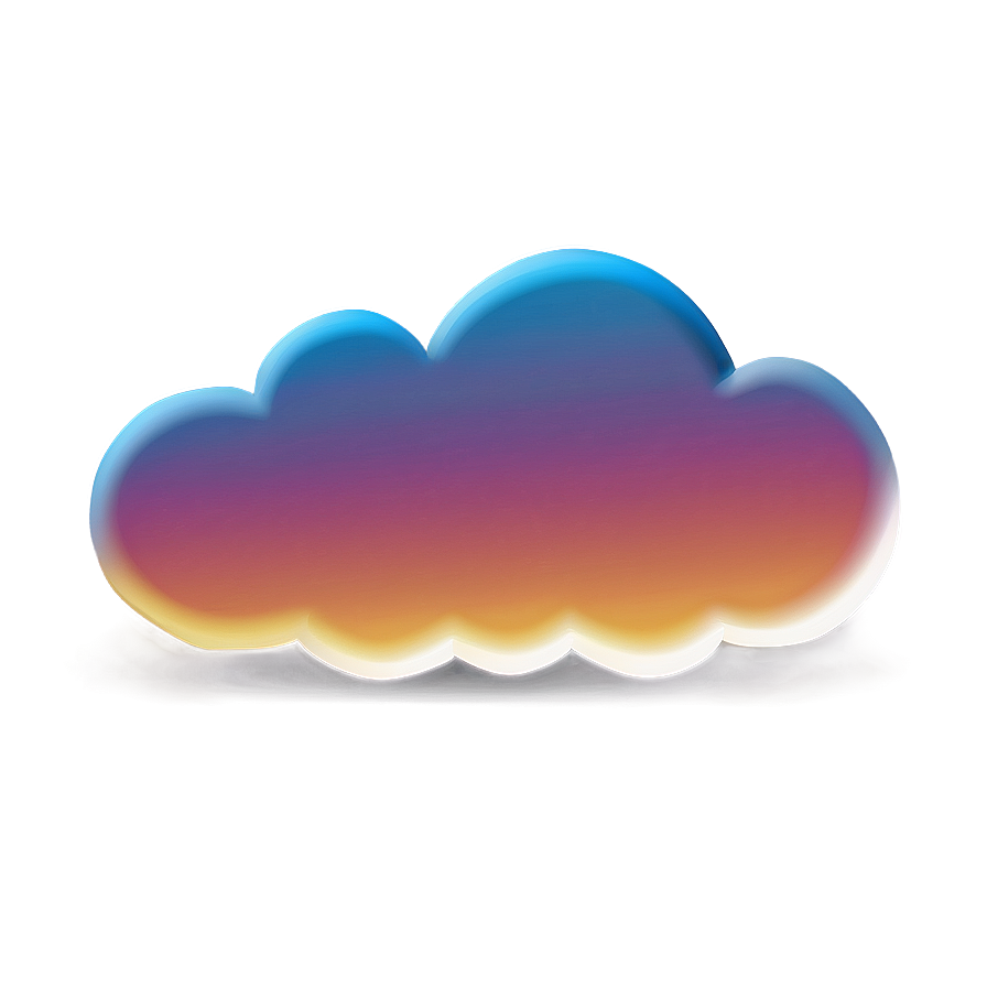 Isolated Cloud Vector Image Png 06262024