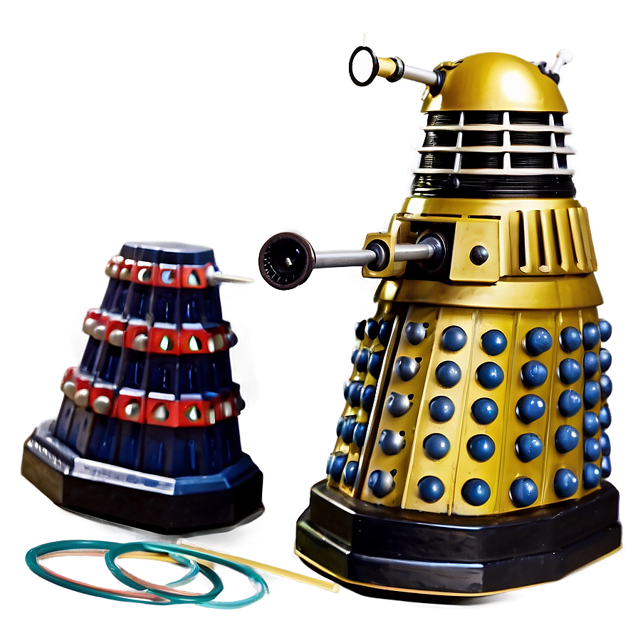 Isolated Dalek Figure Png 06242024