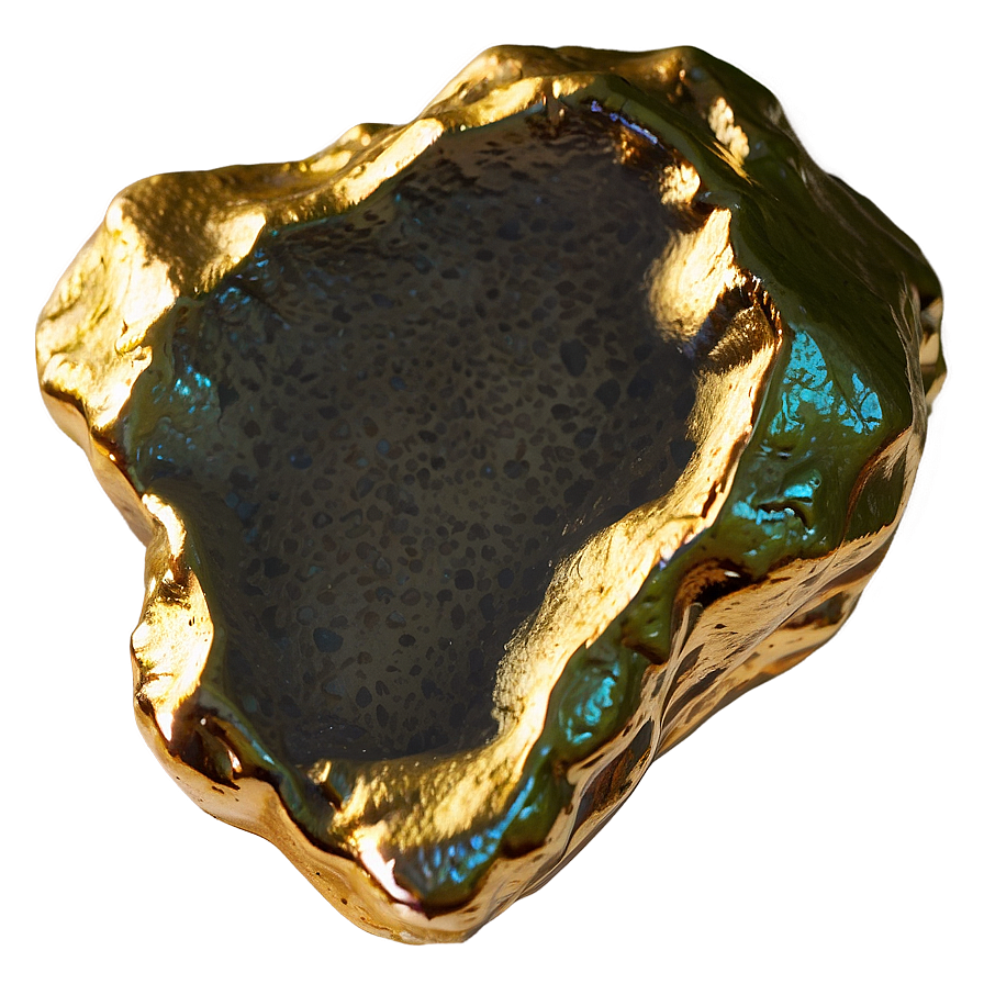 Isolated Gold Nugget Png 67