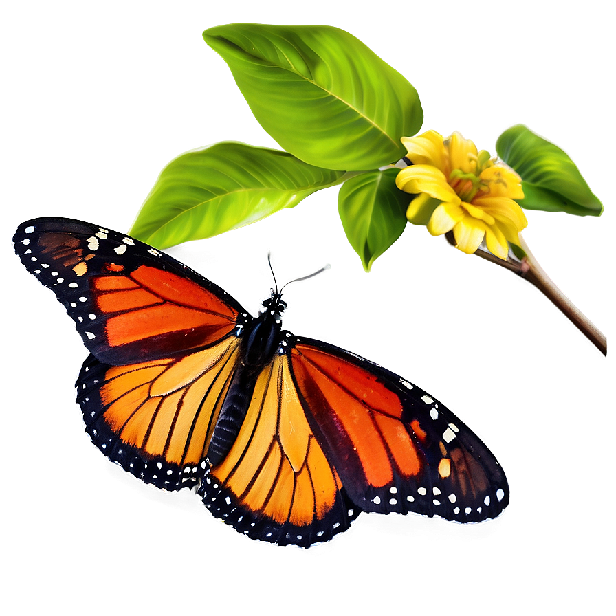 Isolated Monarch Butterfly Png 05252024