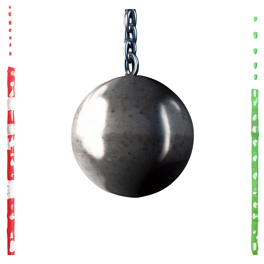 Isolated Wrecking Ball On Transparent Png 3