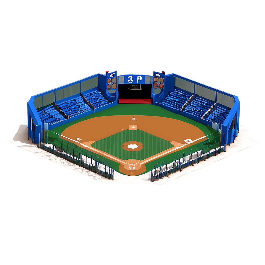 Isometric Baseball Diamond View Png Ejr