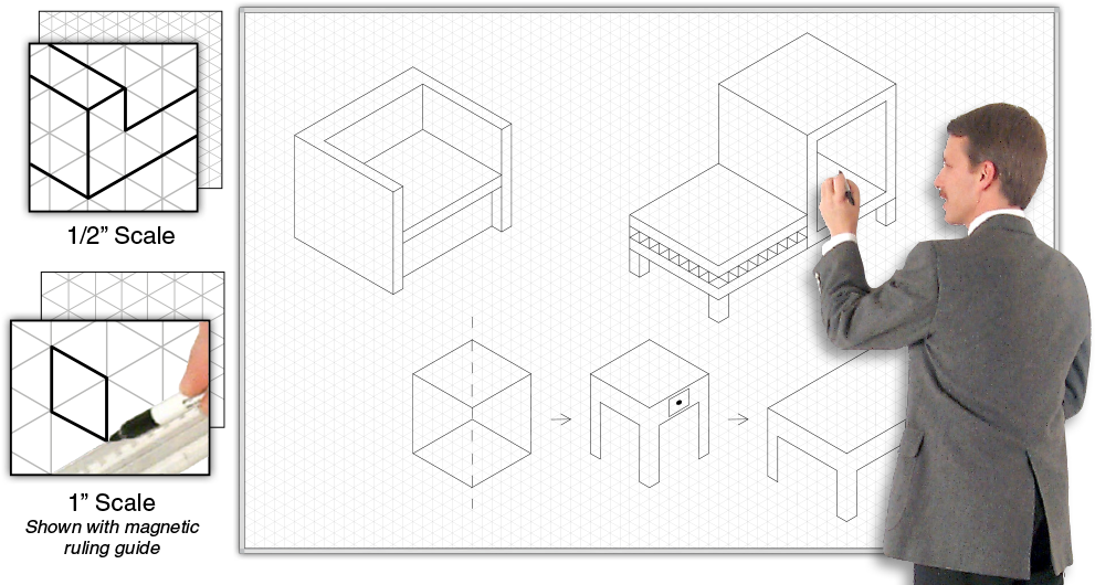 Isometric Drawing Tutorial Businessman