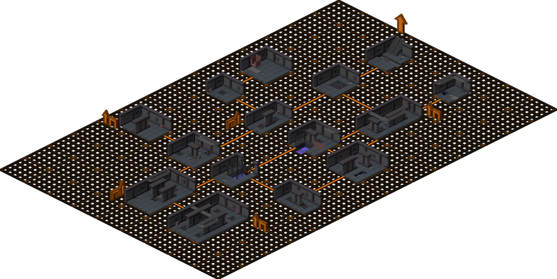 Isometric Factory Floor Layout