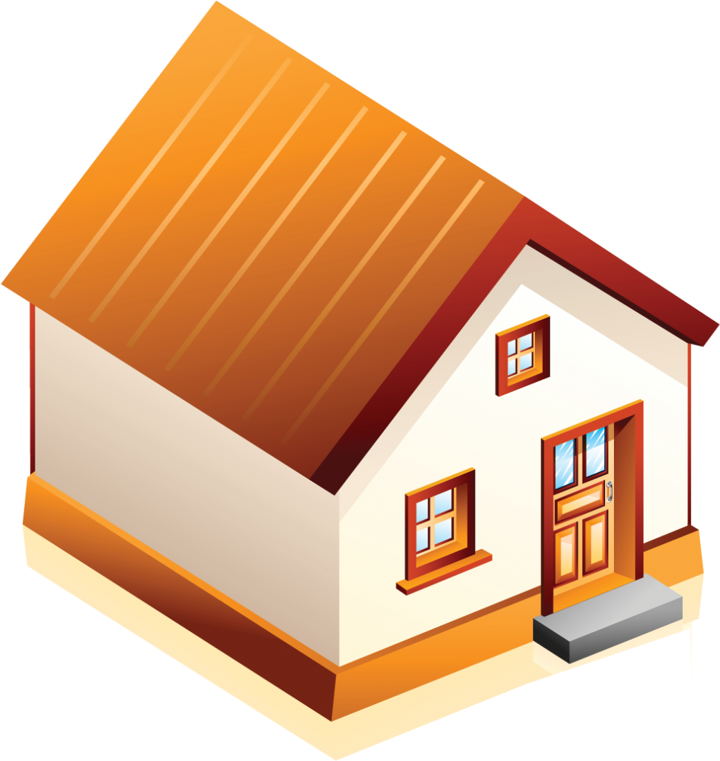 Isometric Vector House Illustration