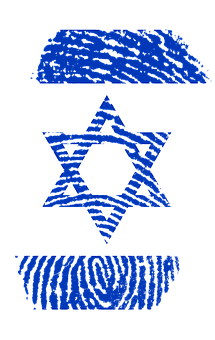 Israel Fingerprintand Starof David