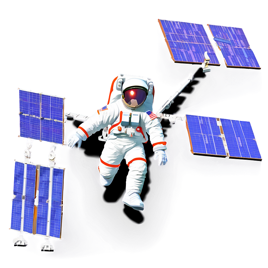 Iss Expedition Astronaut Png Hon