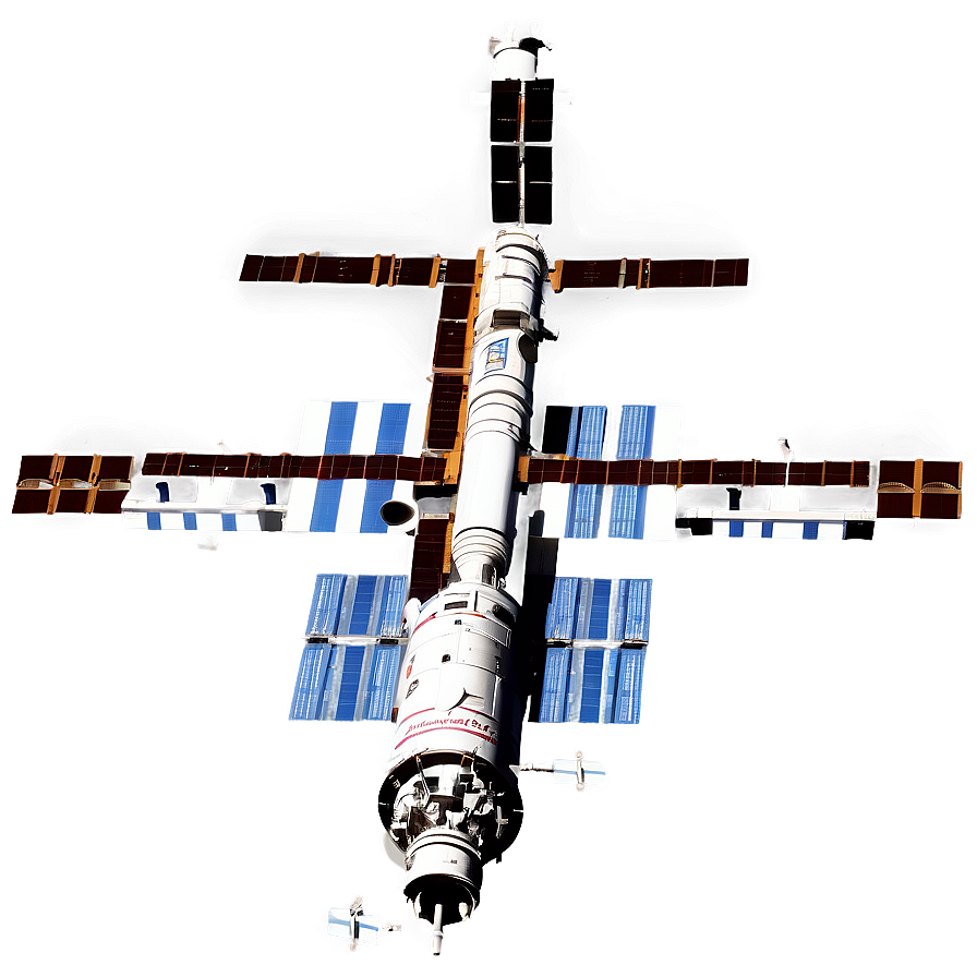 Iss With Earth Reflection Png Dsf75