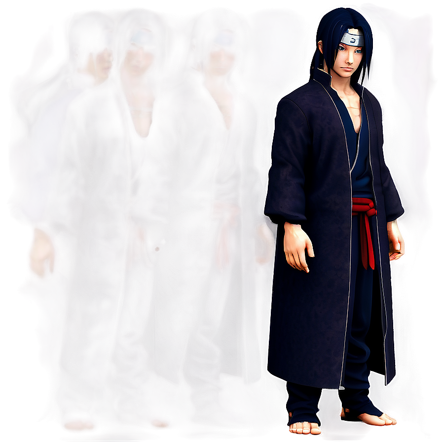 Itachi Uchiha 3D Render PNG siw PNG with transparent background