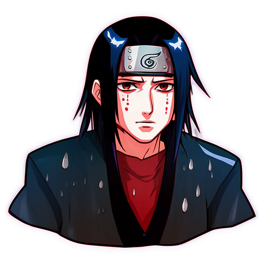 Itachi Uchiha in Rain PNG ejj76 PNG with transparent background