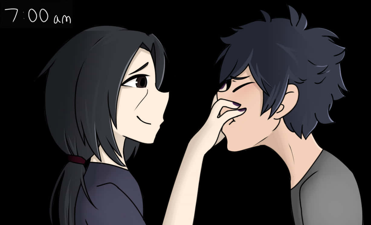 Itachiand Sasuke Morning Interaction