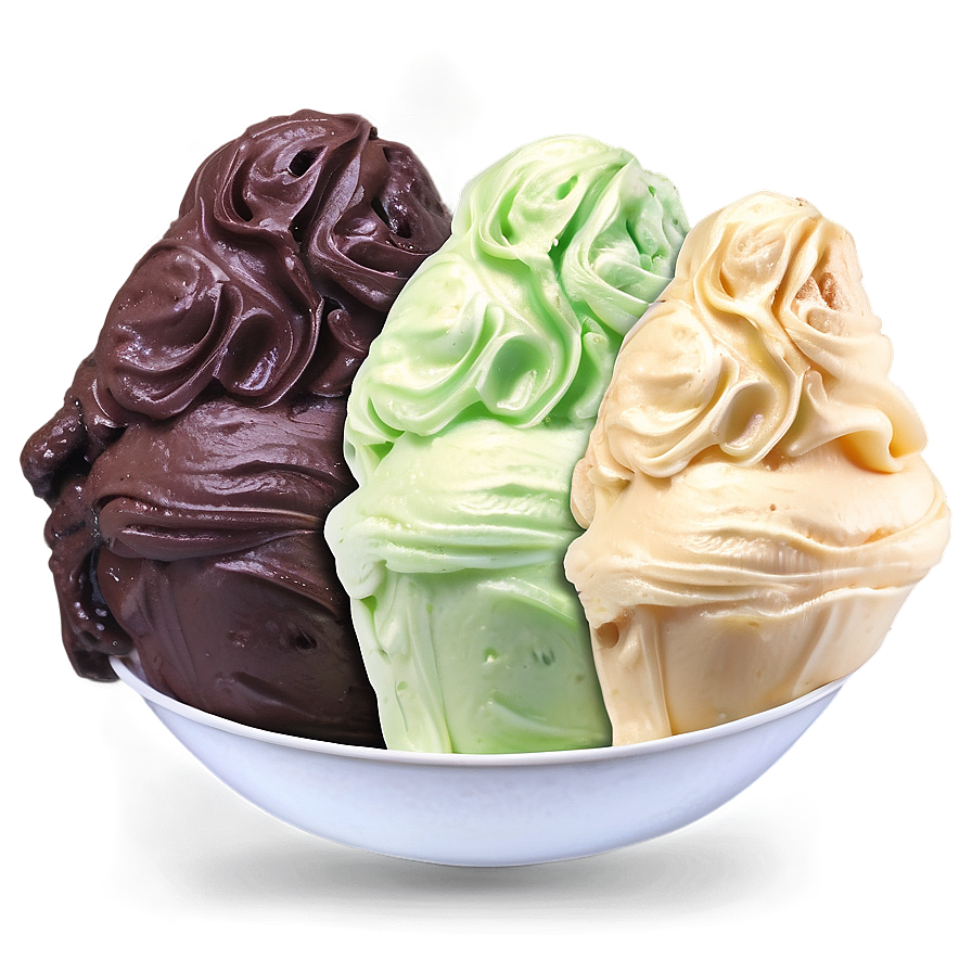 Italian Gelato Flavors PNG lcs8 PNG with transparent background
