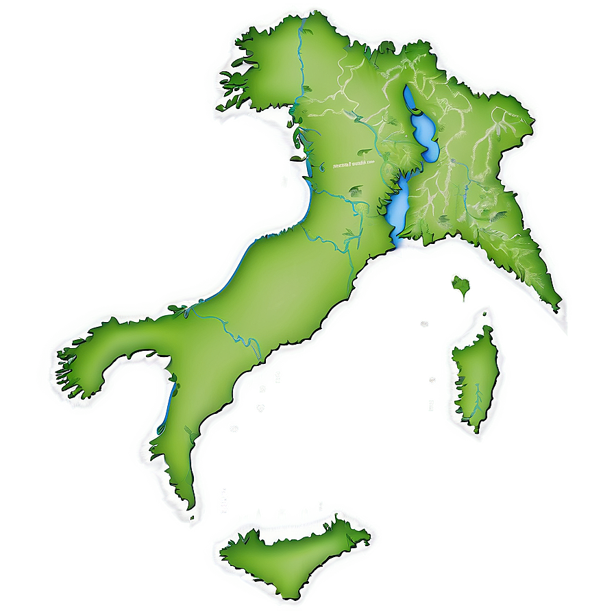 Italy Map PNG vmi PNG with transparent background