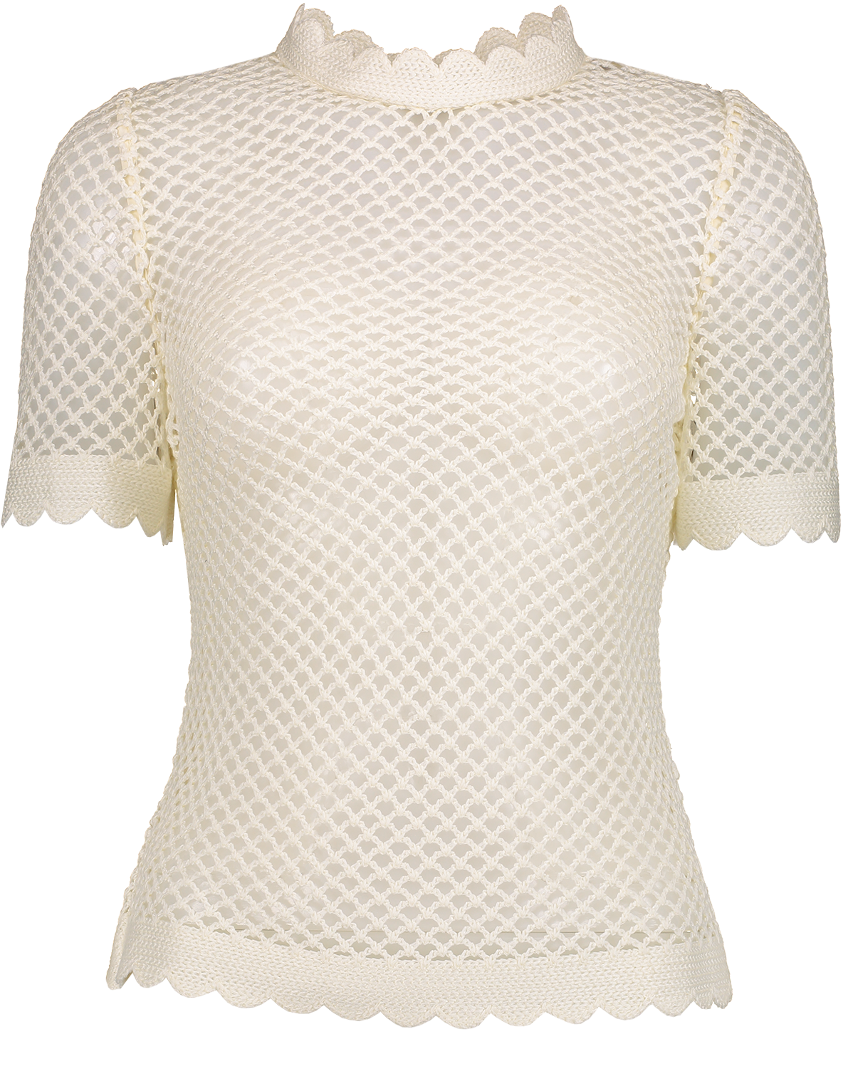 Ivory Lace Blouse Design