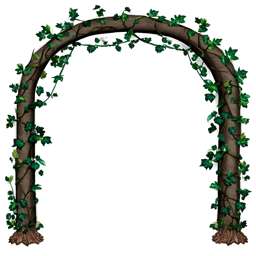 Ivy Archway Graphic PNG with transparent background