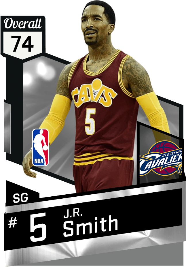 J R Smith Cavaliers Card74 Overall