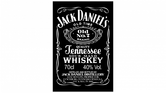 Jack Daniels Whiskey Label