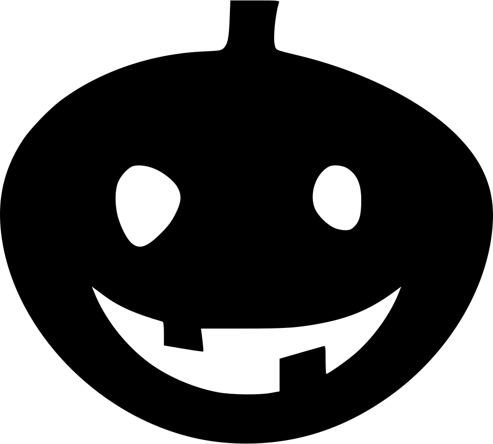 Jack O Lantern Silhouette PNG with transparent background