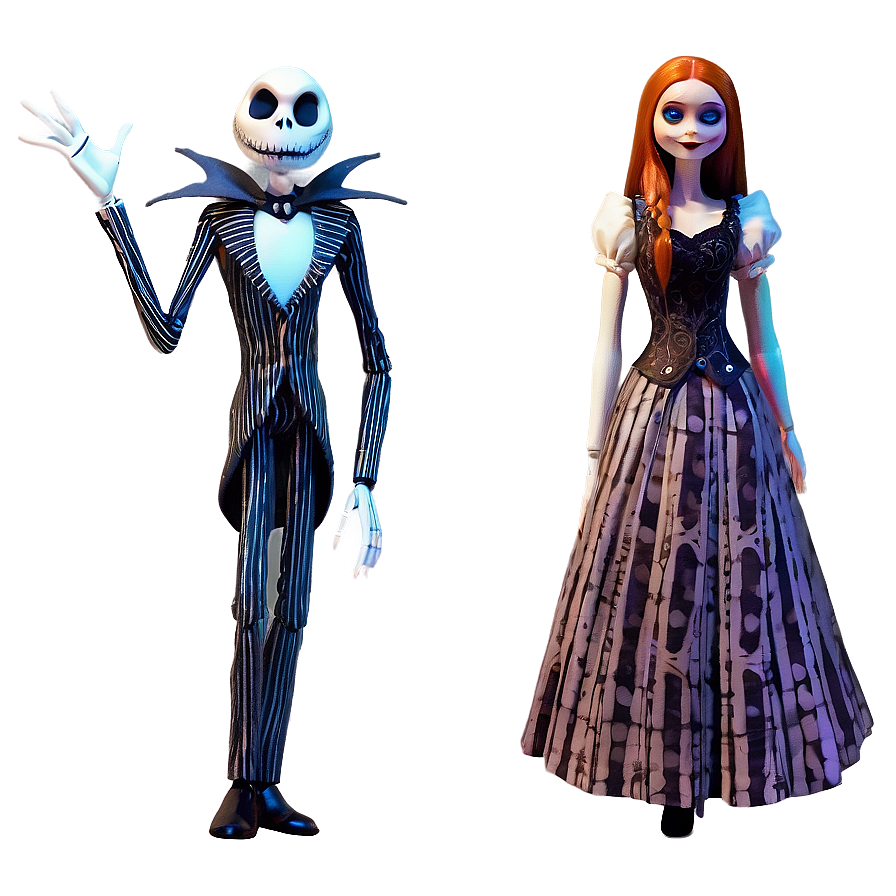 Jack Skellington and Sally PNG txj91 PNG with transparent background