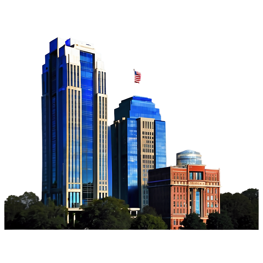 Jackson City Skyline Mississippi Png 06252024