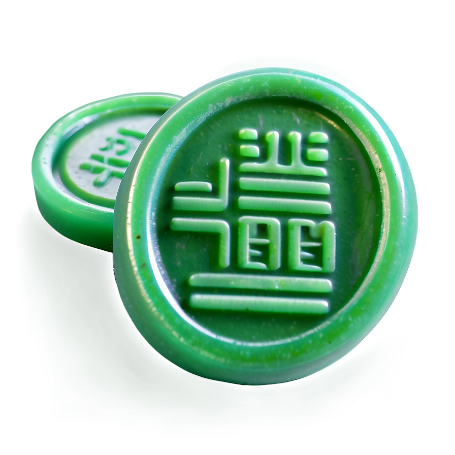 Jade Seal Stamp Png 06112024