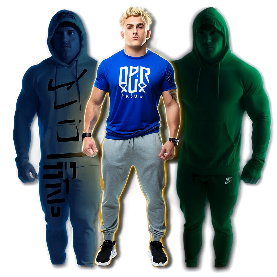 Jake Paul Triple Pose Fitness Apparel