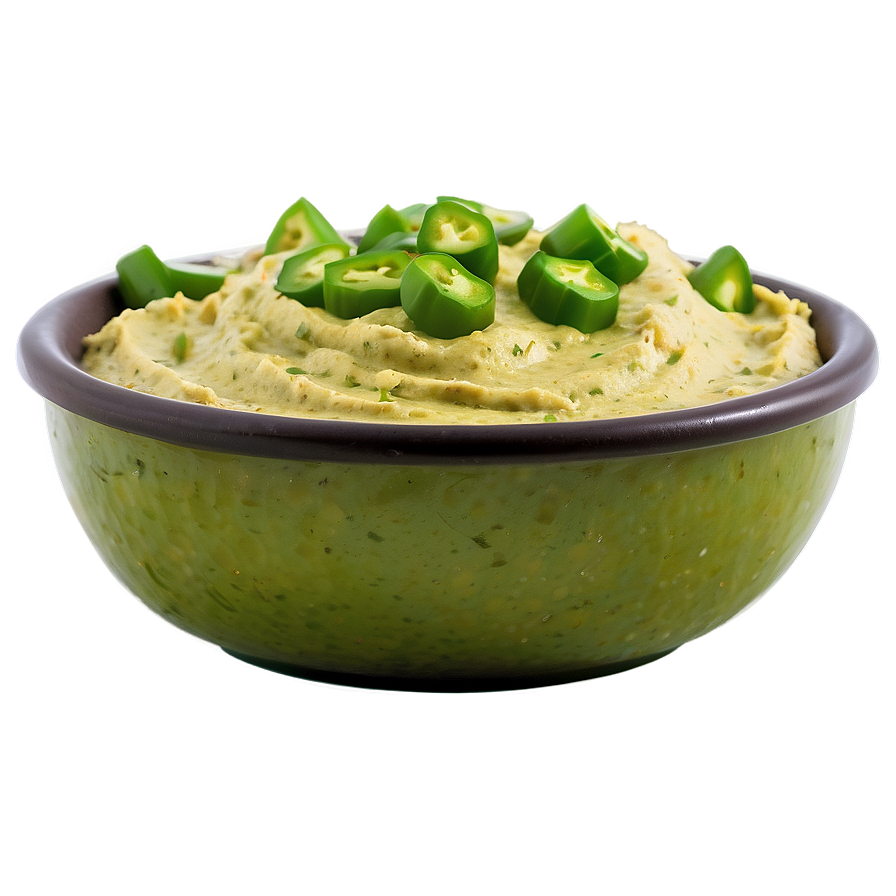 Jalapeno Cilantro Hummus PNG ily98 PNG image with a transparent background, free high-resolution download