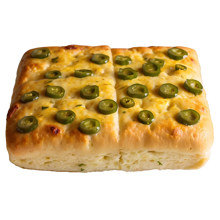 Jalapeno Focaccia Png 12