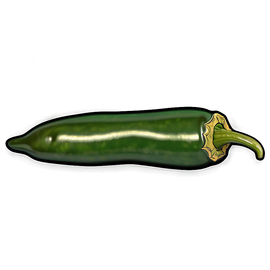 Jalapeno on Fire PNG mpo PNG with transparent background