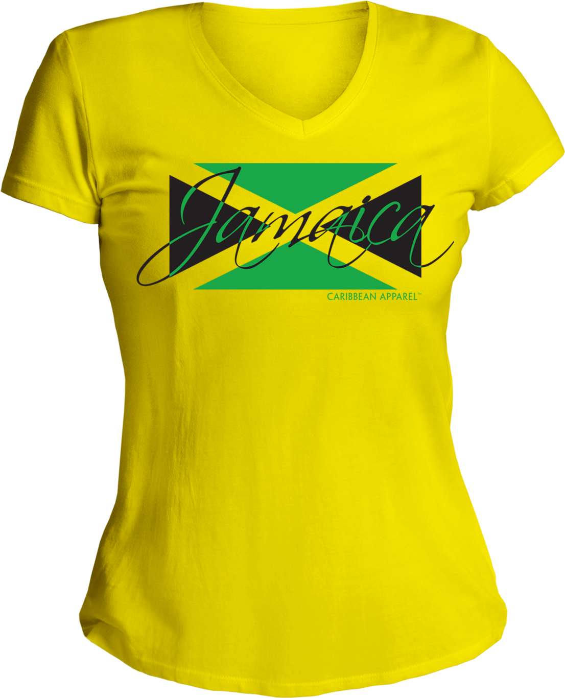 Jamaica Flag Tshirt , Png Download - Woman Jamaica T Shirt, Transparent Png PNG with transparent background