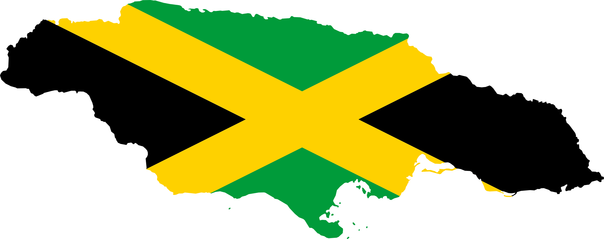 Jamaican Map And Flag, HD Png Download PNG with transparent background